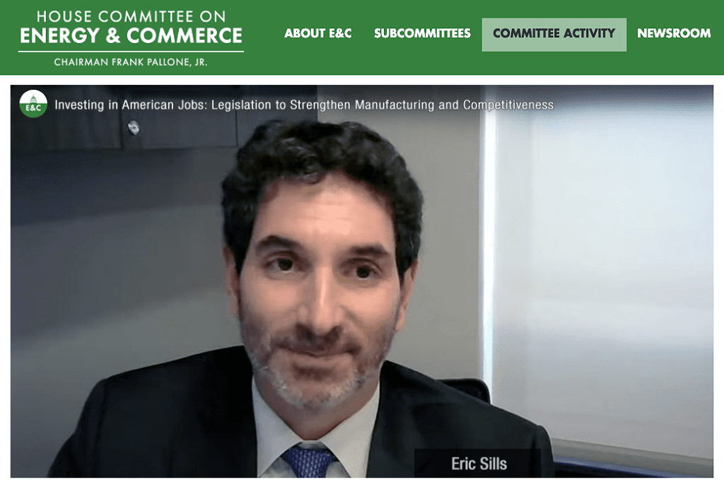 SMP-CEO Eric Sills sagt vor dem Ausschuss für Energie und Handel des US-Repräsentantenhauses aus